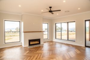 SHH Mudgee Build Living Area